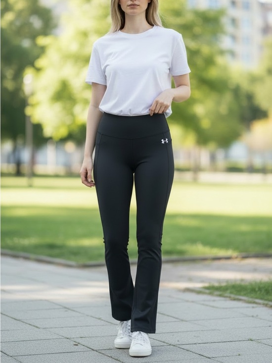 Under Armour Pants - Under Armour Boot Cut Leggings Women’s Size Medium Compression Black